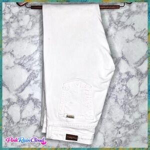 David Kahn Jeanswear 90s White Straight Leg Denim Jean Women’s 30 Unisex